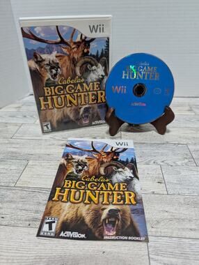 Cabela's Big Game Hunter 2008 Nintendo Wii Video Game Complete CIB